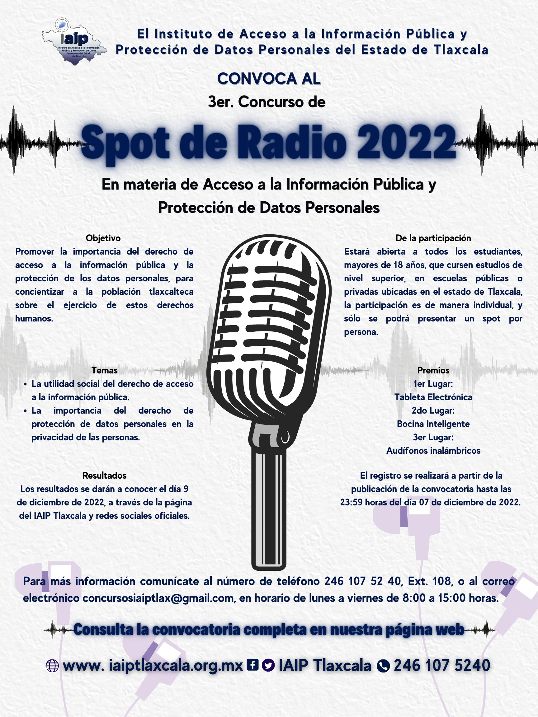 3er. Concurso de Spot de Radio 2022